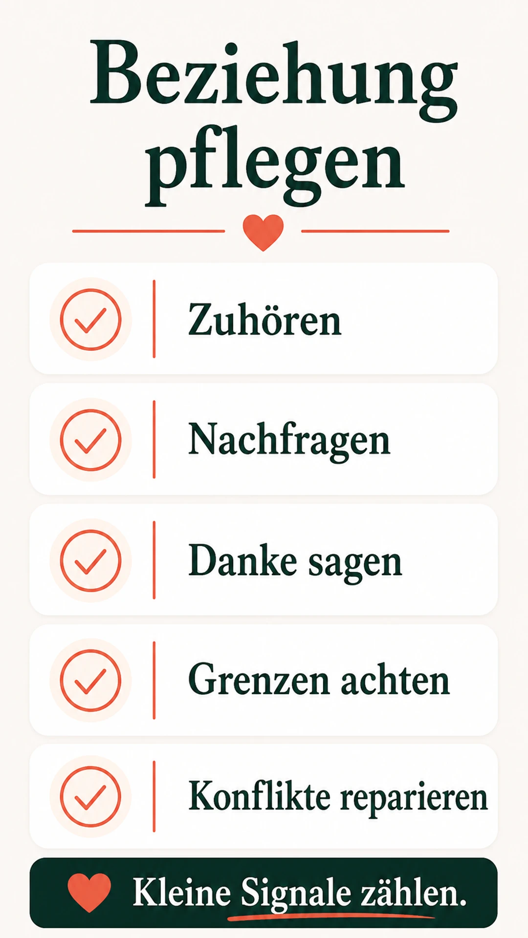 Positive Beziehungen aufbauen: was wirklich trägt und wie du es im Alltag stärkst Beziehung pflegen mit Zuhören, Nachfragen und Grenzen