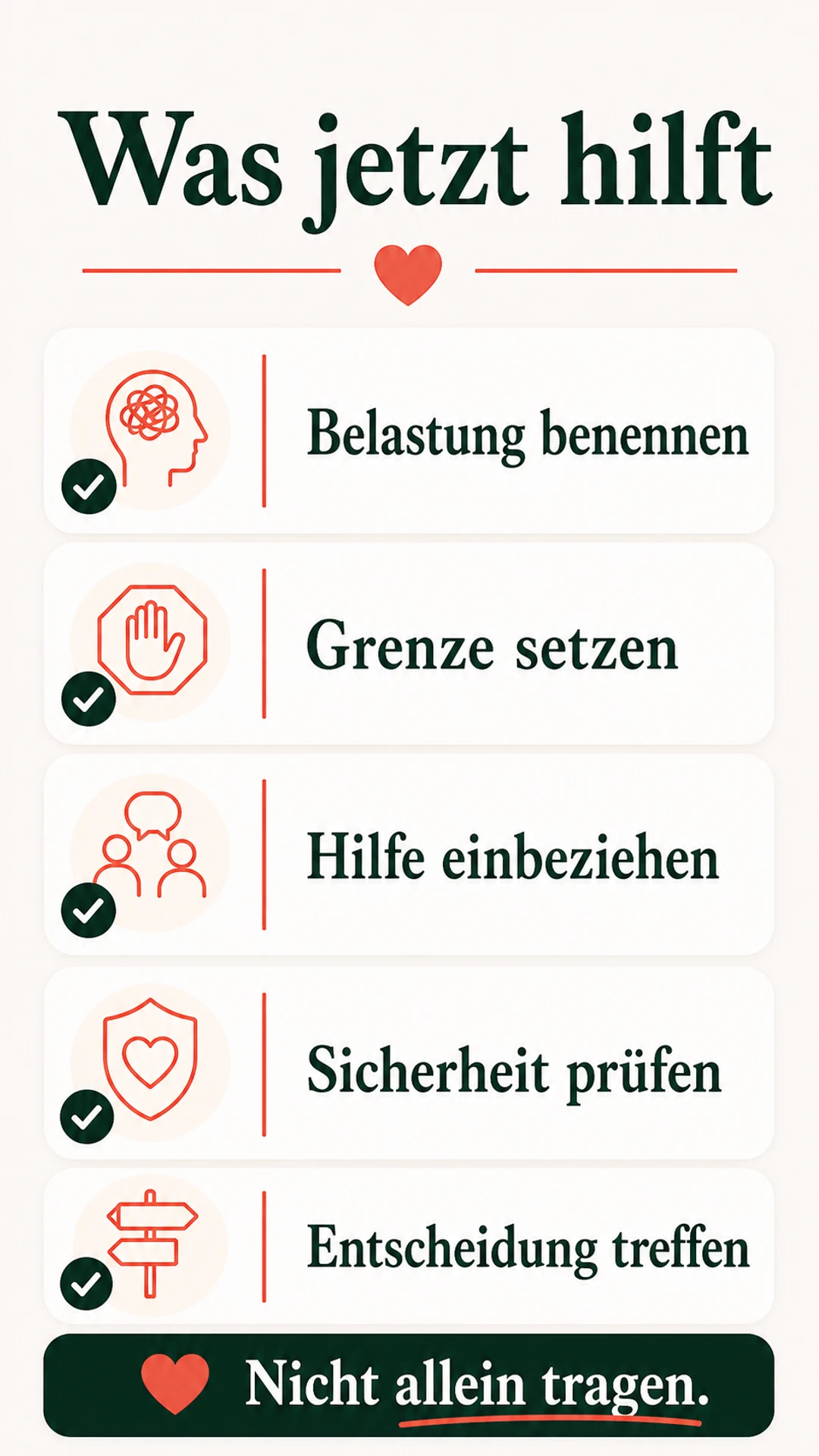 Was jetzt hilft, wenn die Beziehung dich belastet