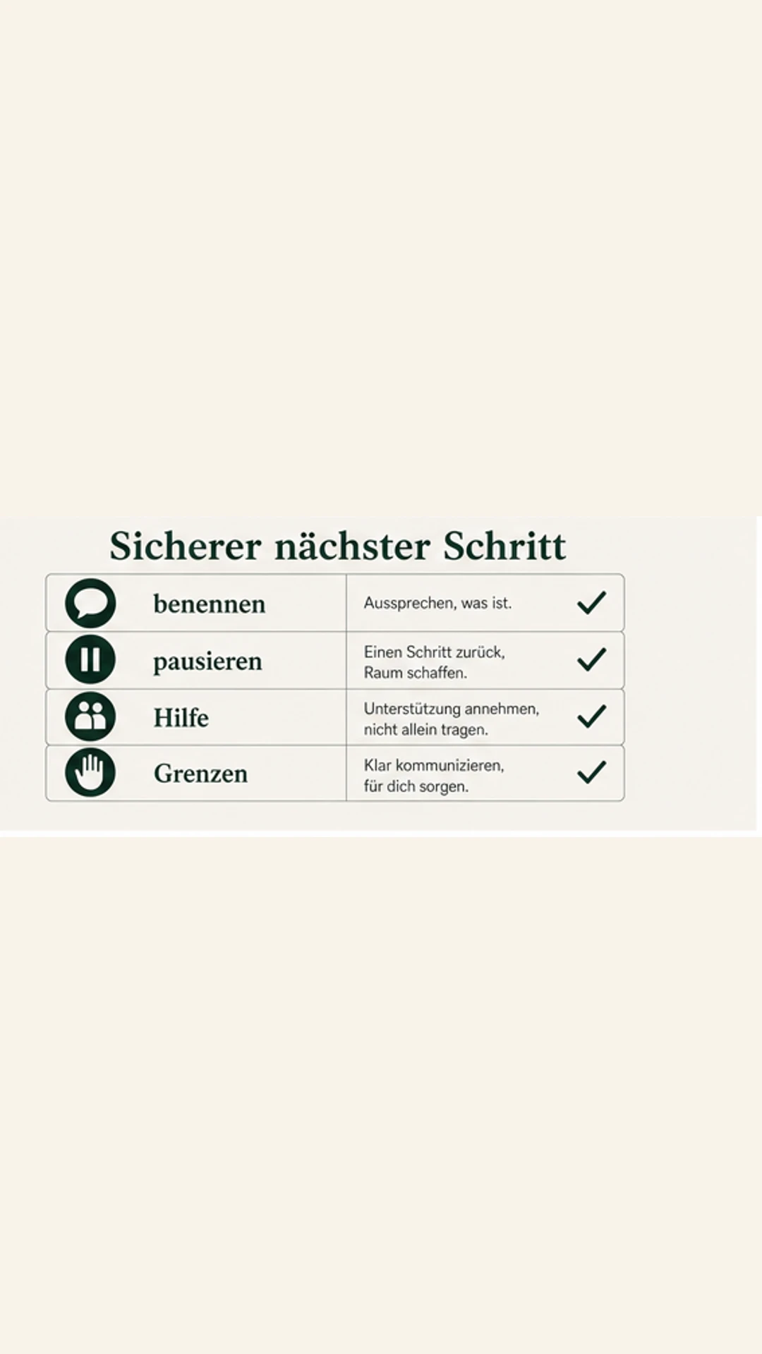 Bindungstrauma verstehen: Nähe, Schutz und Hilfe ohne Selbstdiagnose Sicherer nächster Schritt bei Bindungstrauma: benennen, pausieren, Hilfe und Grenzen
