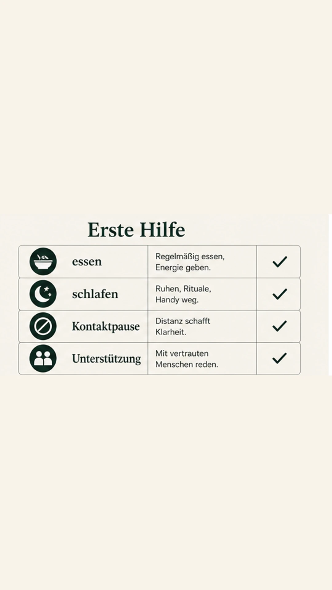 Liebeskummer: was jetzt hilft, ohne dich selbst zu verlieren Erste Hilfe bei Liebeskummer: essen, schlafen, Kontaktpause und Unterstützung