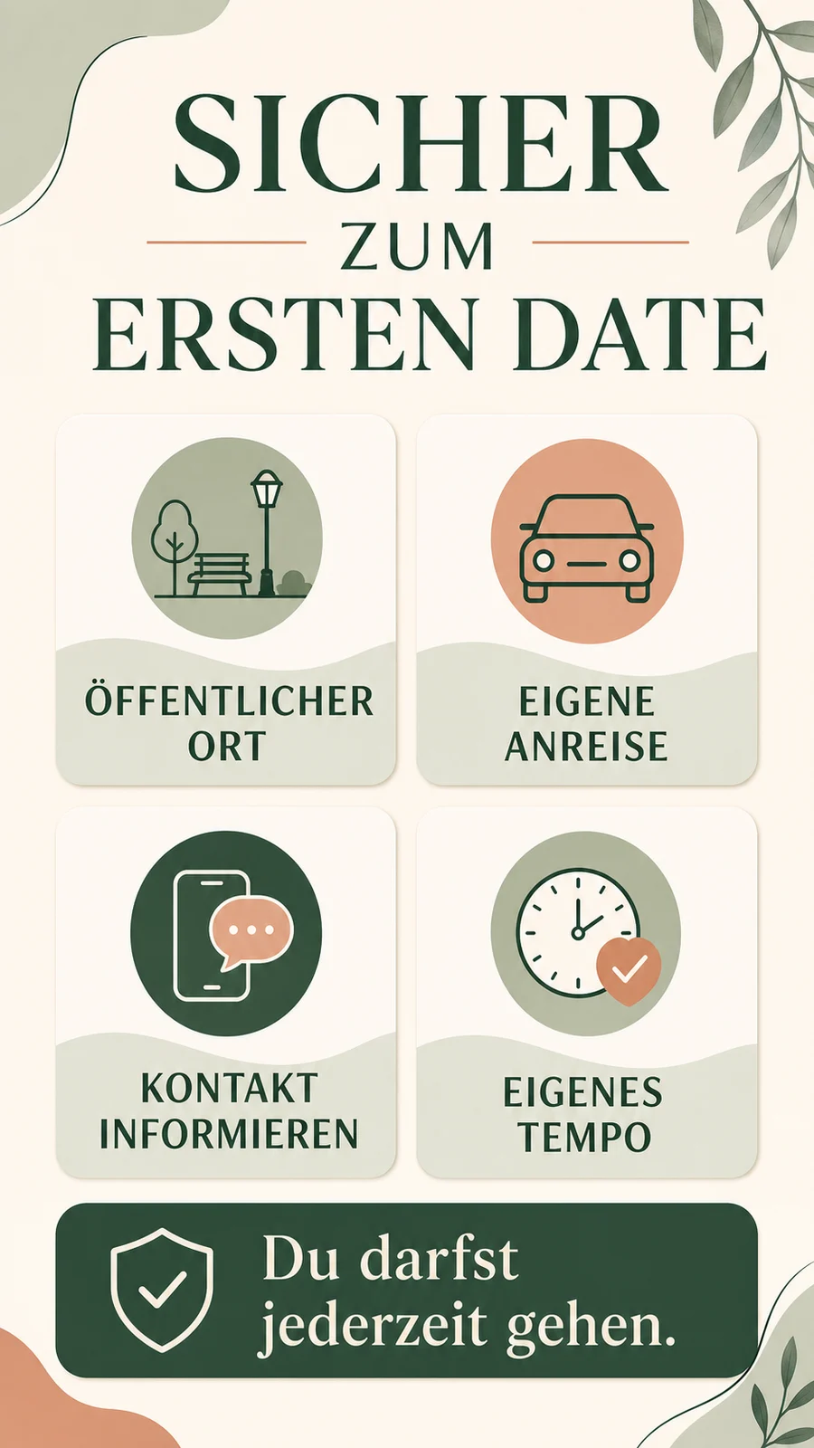 Sicherheitscheck für das erste Tinder-Date
