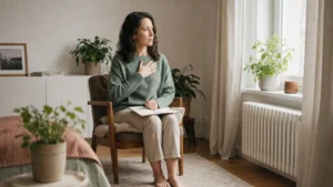 Mara orientiert sich bei Angst mit Boden, Atem und einem kleinen nächsten Schritt