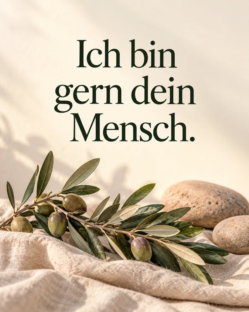 Kurze Liebessprüche: Ich bin gern dein Mensch.