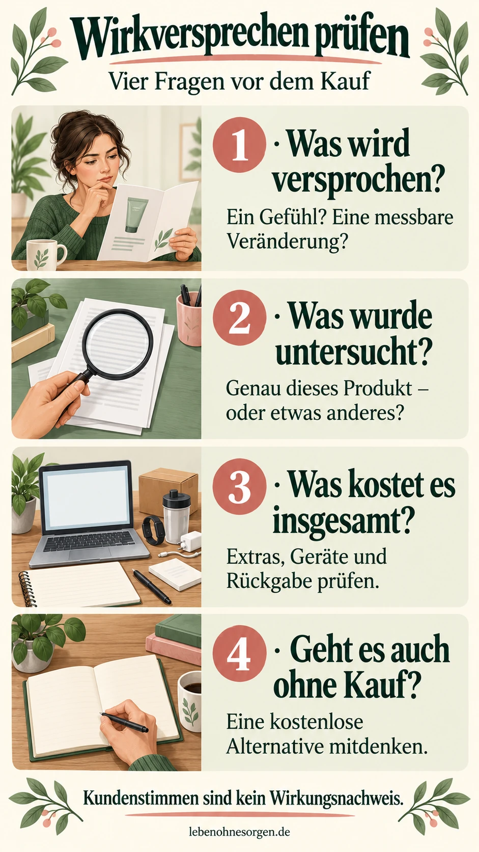 Silent Subliminals Liebe: Inhalt und Kaufhilfe Wirkversprechen prüfen: Fragen nach Versprechen, passenden Belegen, Gesamtkosten und einer kostenlosen Alternative.